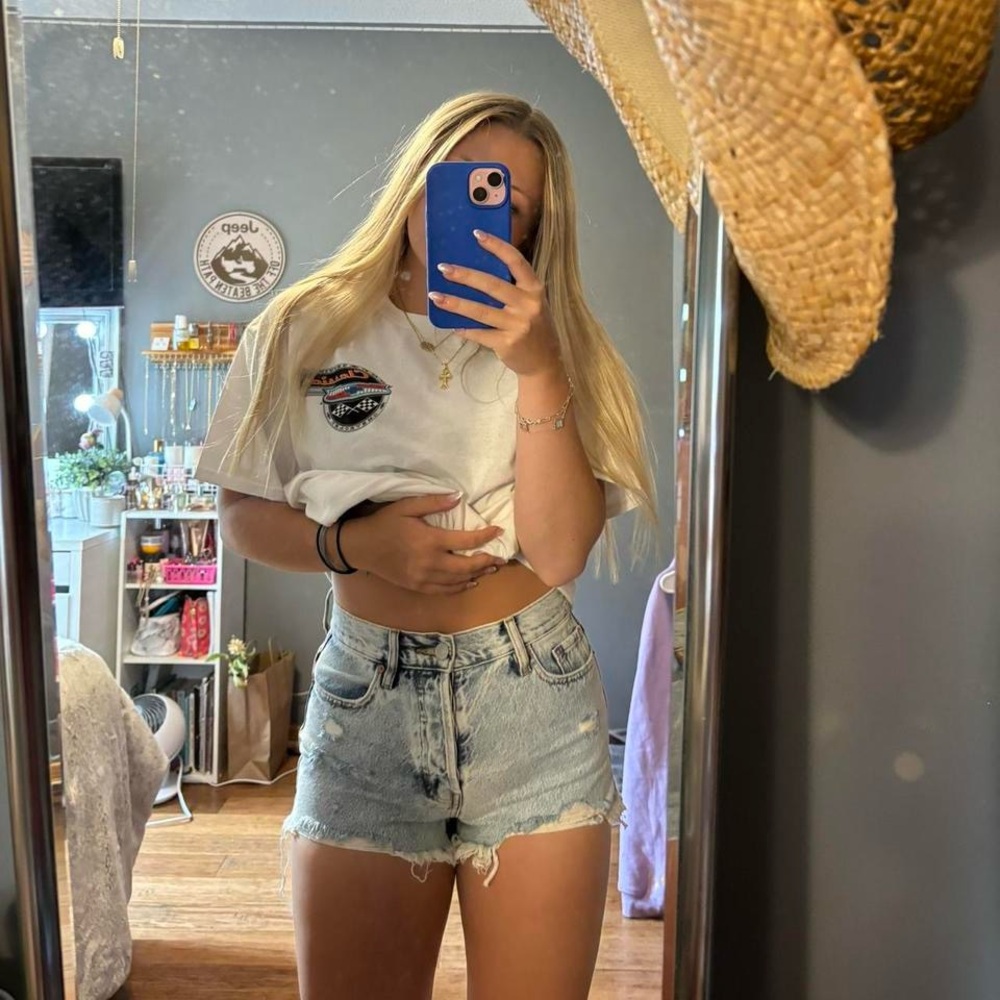 Pacsun nwot festival short distressed denim jean shorts